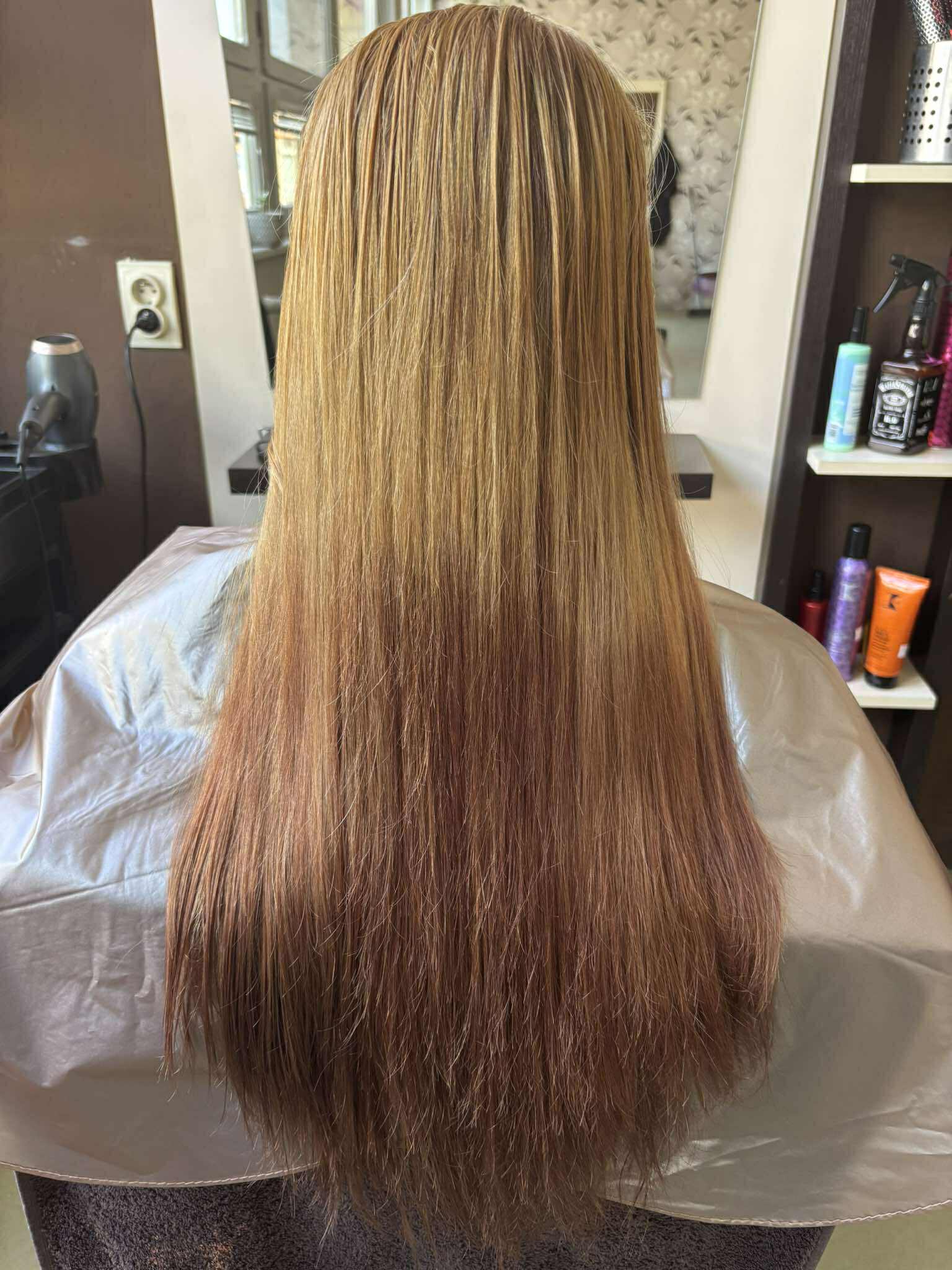 Vlasy pred premenou v našom salóne